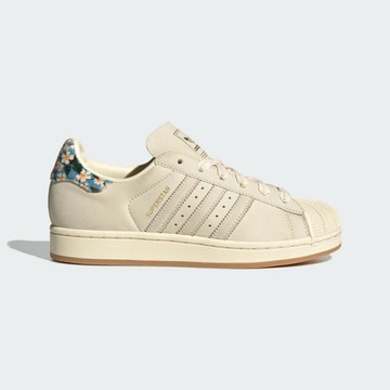 Adidas 愛迪達 Superstar II W [JR8865] 女 運動休閒鞋 聯名款 花卉 經典 貝殼頭 米白