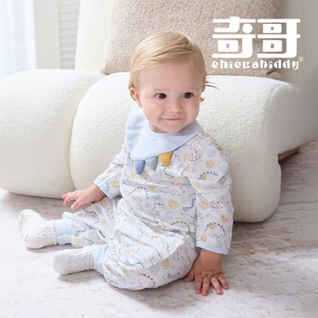 奇哥 Chic a Bon 嬰幼童裝 小恐龍長袍妙妙裝/連身衣-水晶紗(3-12個月)