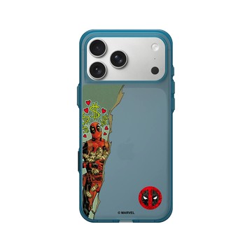 iPhone 17 Pro Max Clear (相機按鈕) 夜幕藍 - 迪士尼-漫威 Marvel - 死侍 - $$