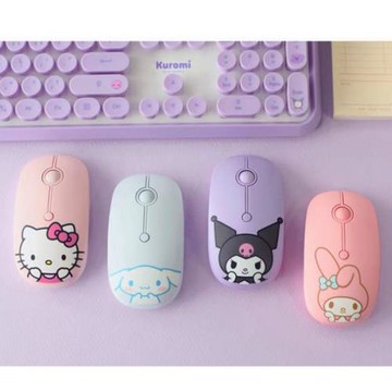 韓國庫洛米無線鼠標筆記本臺式電腦辦公靜音usb鼠標可愛卡通小巧