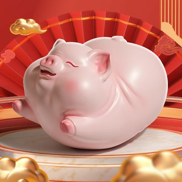 免運開發票 存錢罐 儲錢罐 2025年新款翹屁豬創意新奇只進不出存錢罐兒童男女孩禮物儲蓄錢罐 八折下殺ly13h