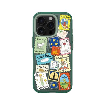 iPhone 16 Pro Clear 憂墨綠 - Le Petit Prince 小王子 - 小王子限量郵票