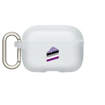 AirPods Pro 2 AirPods Case 透明 - PRIDE 2024: Love in All Forms - 品嚐驕傲的滋味（無性戀旗）