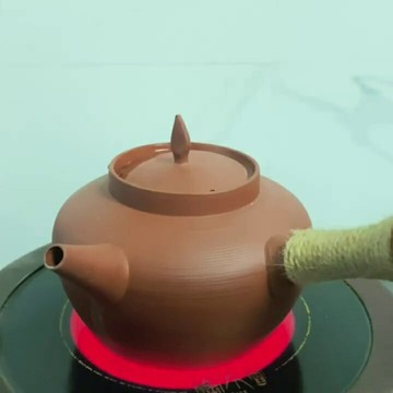 潮州砂銚壺煮水側把紅泥急須壺煮茶器家用功夫茶炭爐電陶爐煮茶