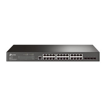 tp-link 24埠 10/100/1000 Mbps RJ45 Gigabit L2 管理型交換器 含4埠SFP插槽  1個  TL-SG3428