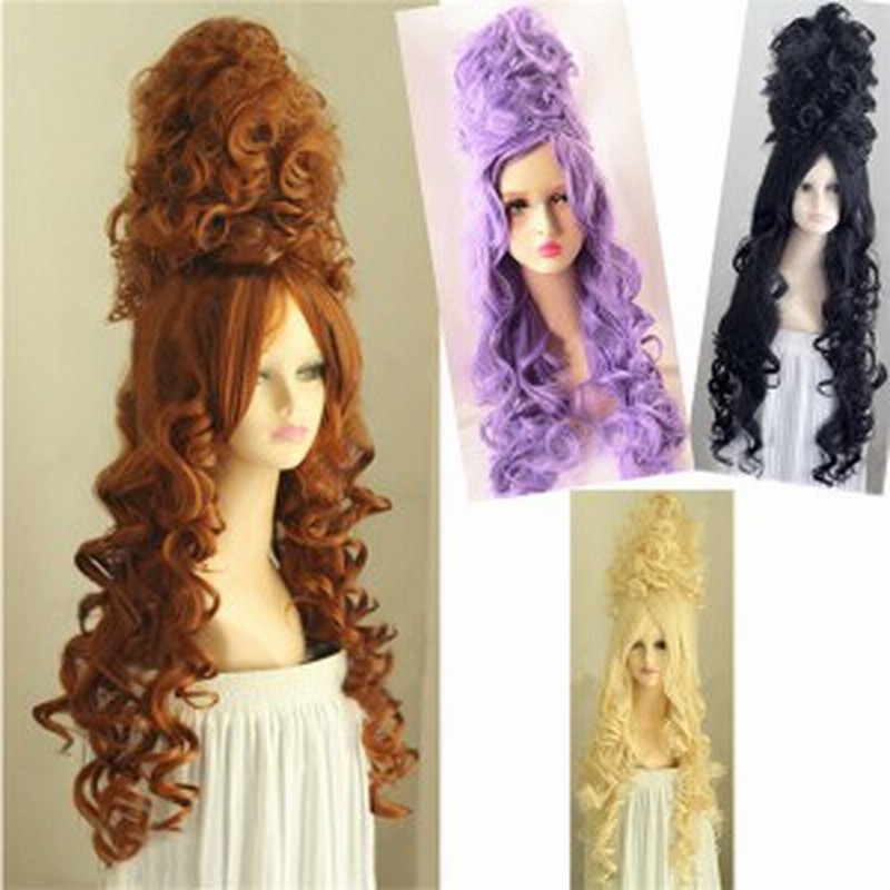 中世の貴族風 かつら ロン毛 ブラウン ヨーロッパ 貴族 王族 宮廷 女性用 巻き毛 フルウィッグ コスプレウィッグ ブラック 通販 Lineポイント最大1 0 Get Lineショッピング