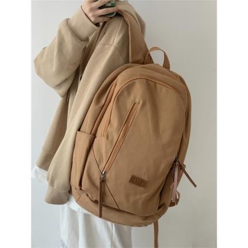 少女復古背包日系ins簡約古著感小眾書包女高中學生大容量雙肩包