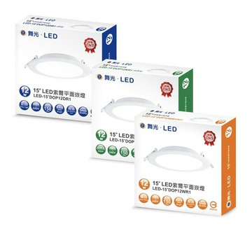 保固2年 舞光 12W 15cm LED 平面 超亮 崁燈 白光 自然光 黃光 12瓦 15公分 (A Light)