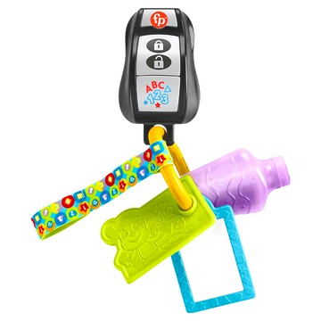 費雪趣味遊戲鑰匙圈 適用年齡6-36個月  多色  趣味遊戲 多色  1個