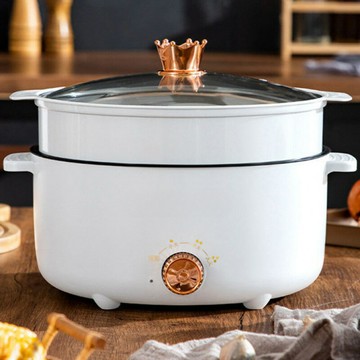 德國電熱鍋多功能一體炒菜鍋煎炒蒸煮不粘電煮鍋家用電火鍋電炒鍋【宜家良品百貨】