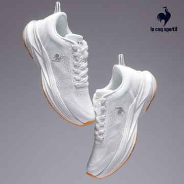 法國公雞 LILLE高彈編織運動鞋 男女鞋 白色 LWW73272
