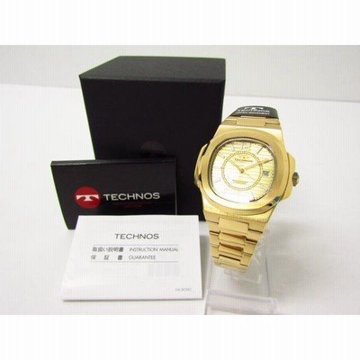 稼働品》TECHNOS☆テクノス☆BORAZON☆ボラゾン☆クォーツ