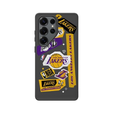 Galaxy S25 Ultra SolidSuit 黑 - NBA - 拼貼系列-洛杉磯湖人 L.A. Lakers - Collage