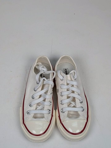 微瑕疵-左右腳中底鞋面泛黃 368988C P11 CONVERSE CHUCK 70 OX 低筒休閒鞋中大童白