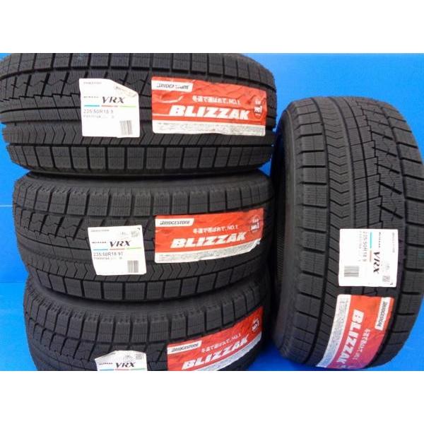 送料無料 235/50R18 新品 冬タイヤ スタッドレス 4本 ブリヂストン ブリザック VRX 235/50R18 アルファード ヴェルファイア  18インチ LINEショッピング