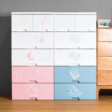 HOUSE 台灣製 54大面寬-寶寶玩具衣物抽屜式收納櫃五層(2小抽+4大抽)兩色可選