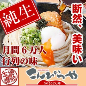 ※これぞ讃岐の真髄!! うちたて純生さぬきうどん （20人前つゆ無し）