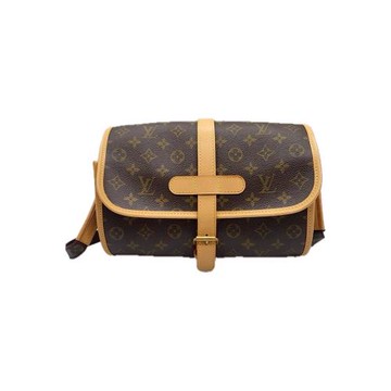 【二手精品 9.9成新】LV  Monogram限量版腰鼓斜挎包(更換植鞣革) 編號L216