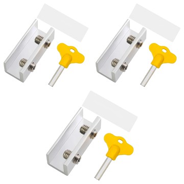 窗戶安全鎖套装 鐵+鋁合金材質  3組