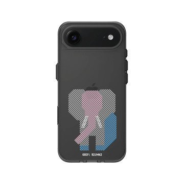 iPhone Air Clear (相機按鈕) 酷墨灰 - The Wildlife Collection 動物野境系列 - 亞洲象