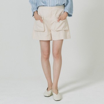 【Simply Yours】立體口袋短褲 白F