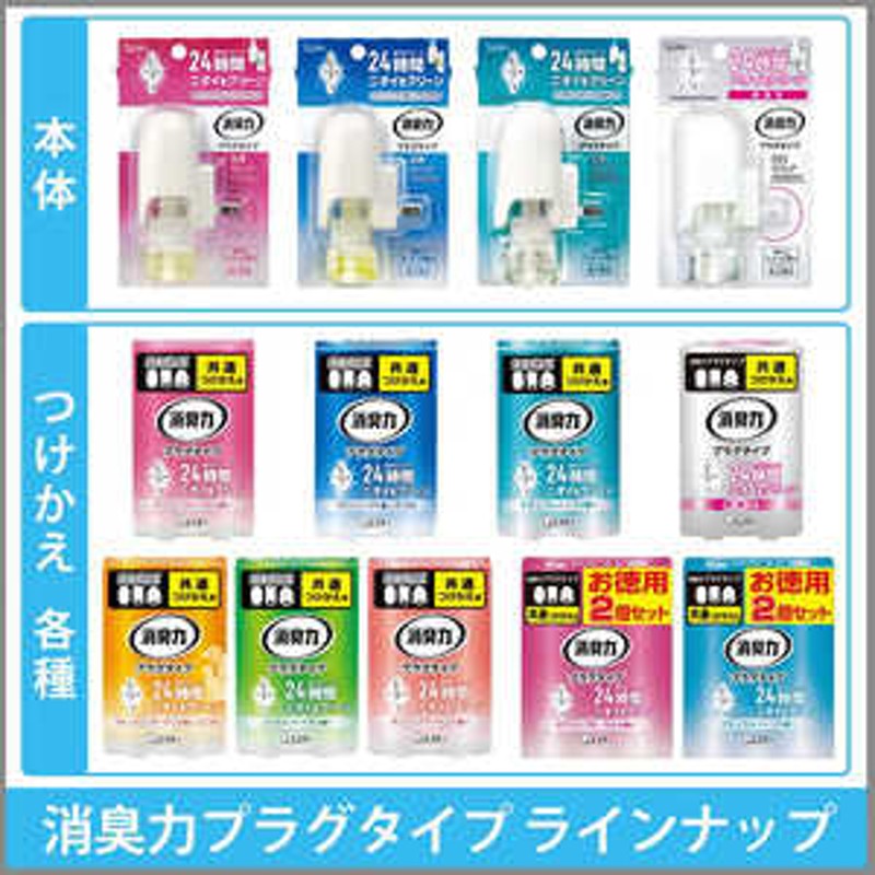 エステー 消臭力 プラグタイプ 消臭芳香剤 消臭剤 玄関・部屋用 無香性 本体 20mL 20ml リキプラグホンタイムコウ 通販  LINEポイント最大1.5%GET | LINEショッピング