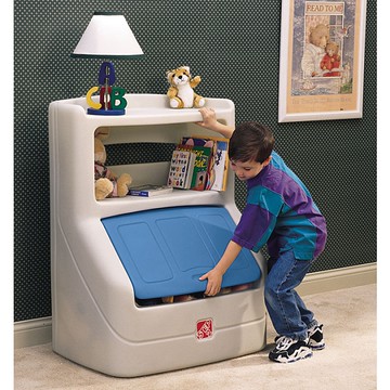 【華森葳兒童教玩具】功能家具與配件-Step2 書架收納箱 A4-7633