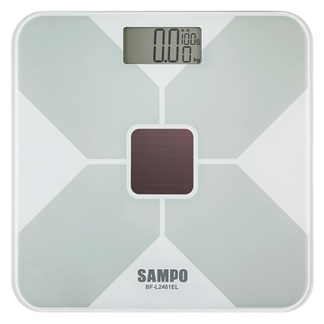 SAMPO 聲寶 太陽能電子體重計  BF-L2401EL  1個  白色