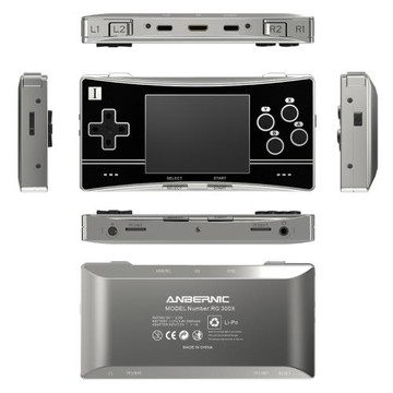 航海熊跨境RG300X開源掌機復古懷舊街機GBA情懷迷你PS1掌上游戲機