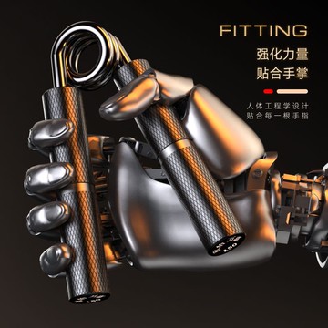 萬嘉A型握力器專業練手力100kg加強版專業級手部鍛煉黑金高級新款