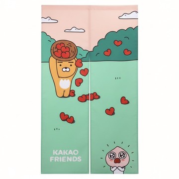 KAKAO FRIENDS 長門簾 萊恩  愛心爆棚  85 x 150cm