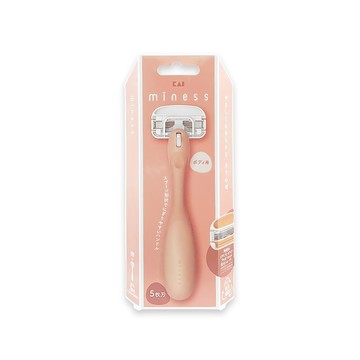 日本KAI-miness女用身體刮毛刀組(GA0130)刀柄1入+替換刀片2入/盒