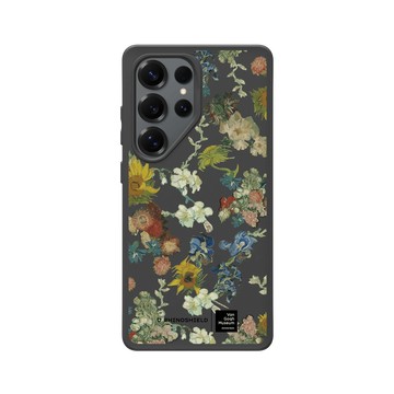 Galaxy S25 Ultra SolidSuit 黑 - Van Gogh Museum - Vincent 的花朵-50週年紀念款 透明