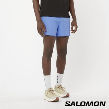 Salomon 男 SENSE AERO 運動短褲5吋 群青