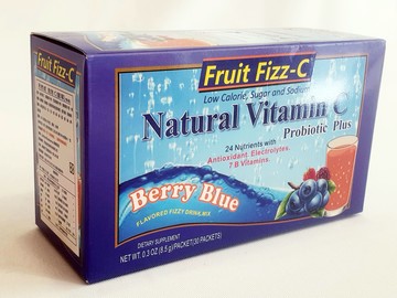 天然成 泡泡C 維他命C沖泡飲料 30包/盒(保健食品/美國進口)