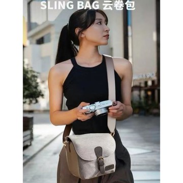 阿爾飛斯復古微單相機包適用索尼尼康收納包女斜挎單肩便攜小型相機保護套佳能m100內膽包單反富士XS20攝影包