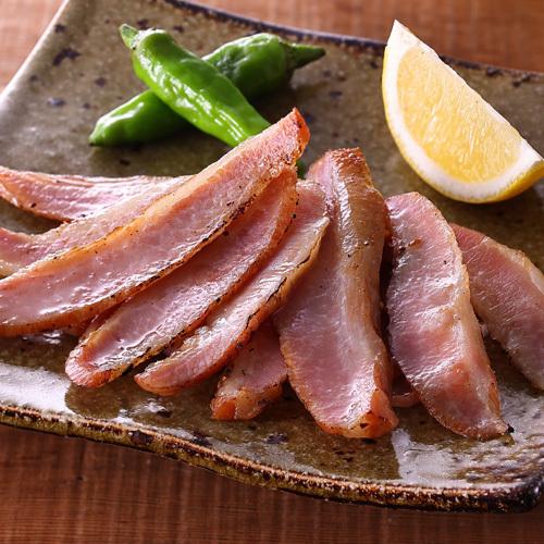 無添加 トントロ ベーコン 山椒 北海道産 手作り 燻製 北海道産豚肉100％ スライスベーコン