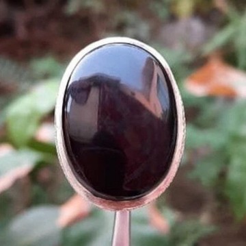 天然正品黑色葉門Aqeeq Haqeeq Akik瑪瑙正品Yemeni Aqeeq戒指