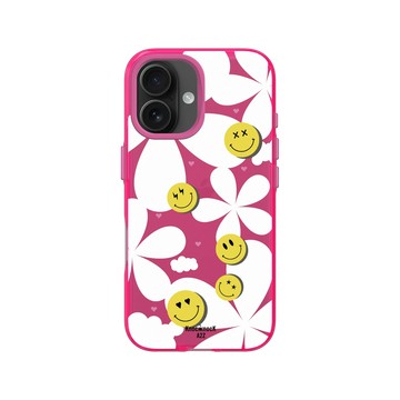 iPhone 16 Clear 粉漾桃 - Knock Knock A2Z - Wonderful World