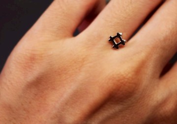 圖樣系列-井925耳釘(單支/一對)