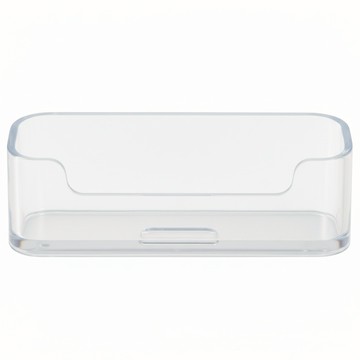 deflecto 迪多 標示架#70101 透明名片座 桌面收納整理 辦公室用品 簡約設計  1格  1個