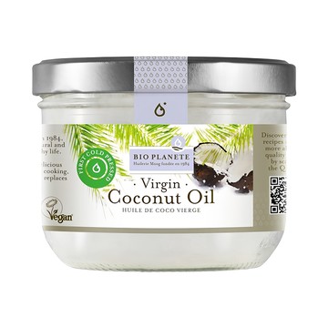 BIO PLANETE 碧歐星球 天然初榨椰子油 400ml 玻璃瓶裝  1罐