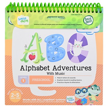 Leap Frog 跳跳蛙 Level 1 字母ABC 3D  Alphabet Adventures with Music  美國教育專家設計主題式學習  Multi-color