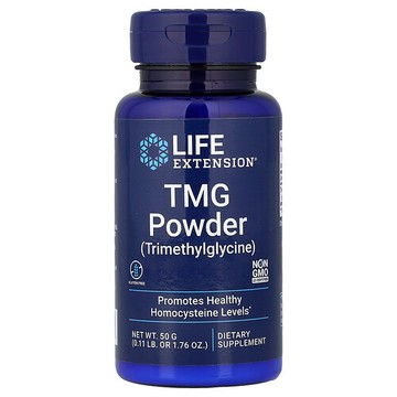 Life Extension, TMG 粉末（三甲基甘氨酸），1.76 盎司（50 克）