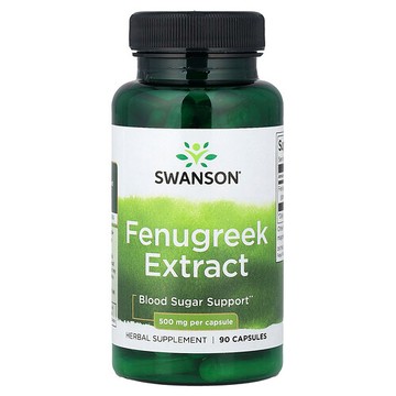 Swanson Vitamins, 胡蘆巴提取物，500 微克，90 粒膠囊