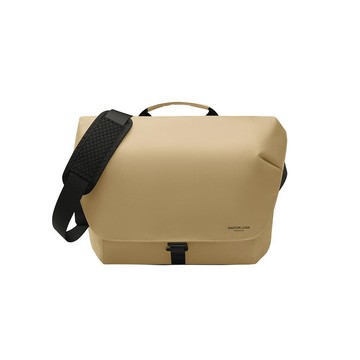Gaston Luga Lightweight DuoSeal Messenger 14吋郵差包 - 拿鐵色