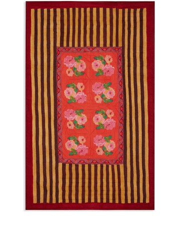 Lisa Corti - Nizam cotton reversible quilt - unisex - pure cotton - Single - Brown