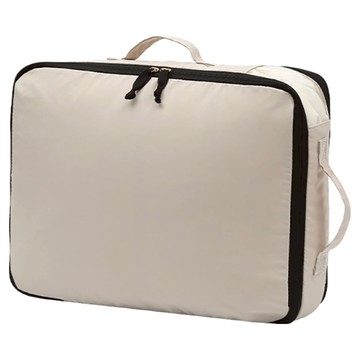 ANTIAN 家用加厚大容量衣物被子收納袋/防潮防塵搬家整理箱 52 x 42 x 26cm  1個  苦杏仁茶