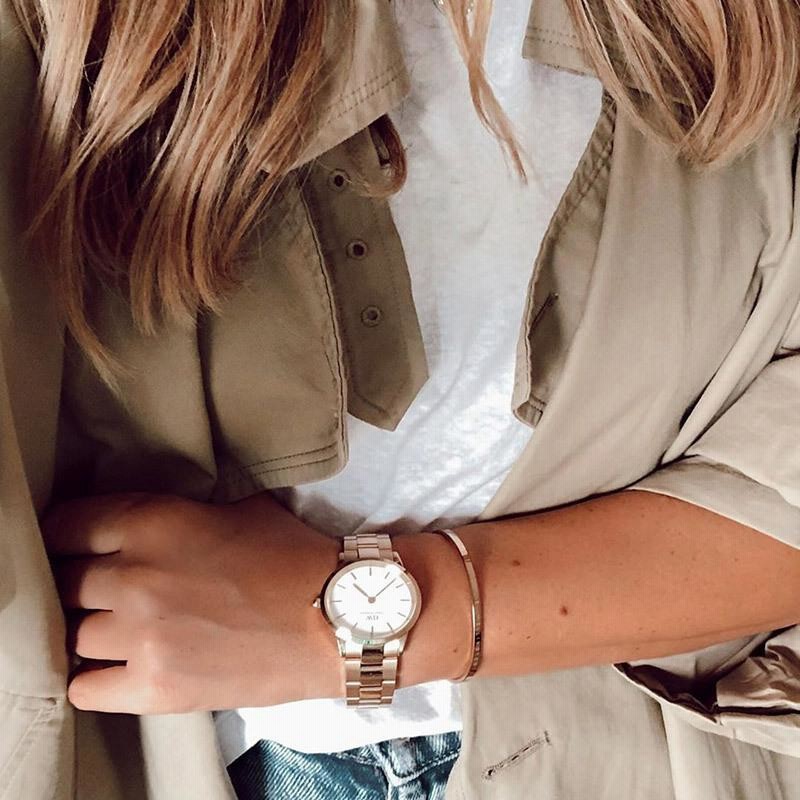 公式ショップ 2年保証 ダニエルウェリントン Dw 腕時計 レディース Iconic Link 28mm 時計 ウオッチ おしゃれ メタル ローズゴールド シルバー ギフト 通販 Lineポイント最大0 5 Get Lineショッピング