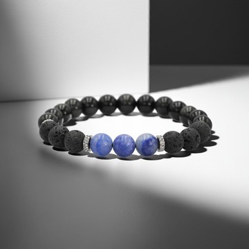 騎士Knight | 藍域旅者 x 藍東陵黑曜石手鍊